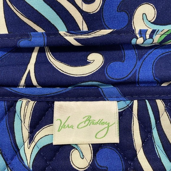 Vera Bradley Mediterranean Blue Shoulder Crossbody Bag - Picture 4 of 15